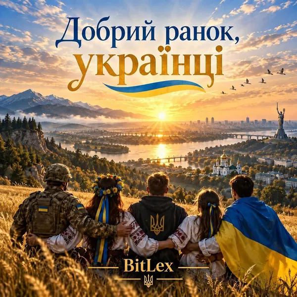 Обкладинка релізу «Добрий ранок, українці» — BitLex