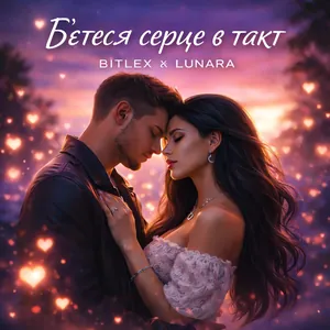 Обкладинка релізу «Б’ється серце в такт Valentine» — BitLex & LUNARA
